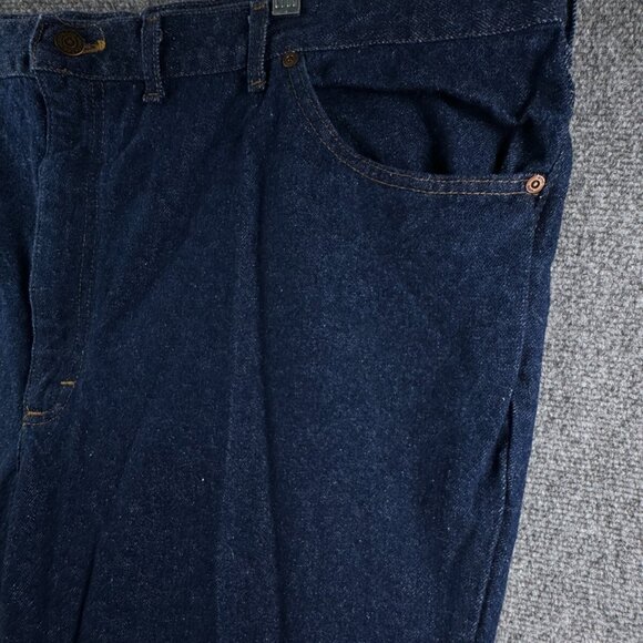 VTG NOS 80s Lee Denim Jeans Big Tall 48x30 Cotton USA Made UGWA W/ Flasher - Picture 5 of 16